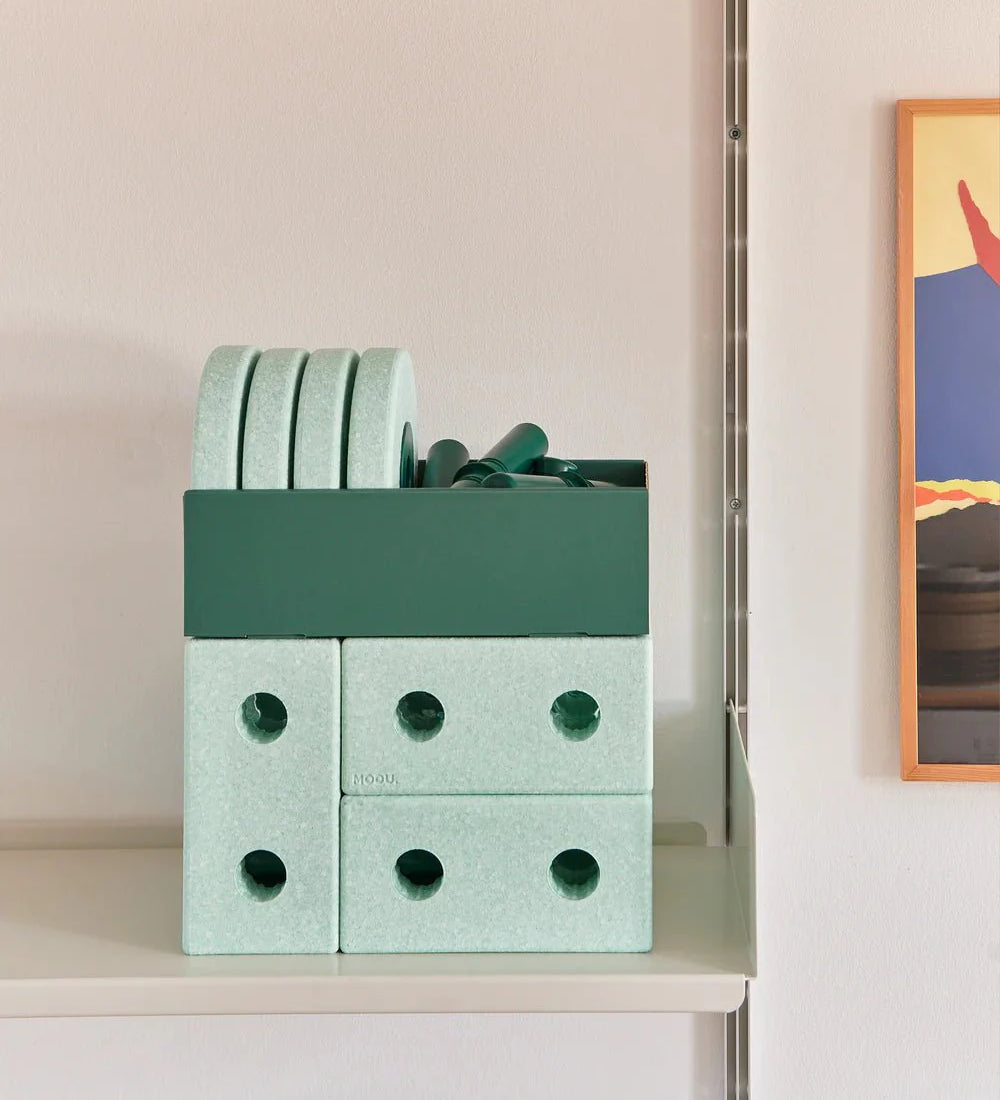 MODU Chodítko 3v1 Baby Walker Ocean Mint / Forest Green | Lavly.cz