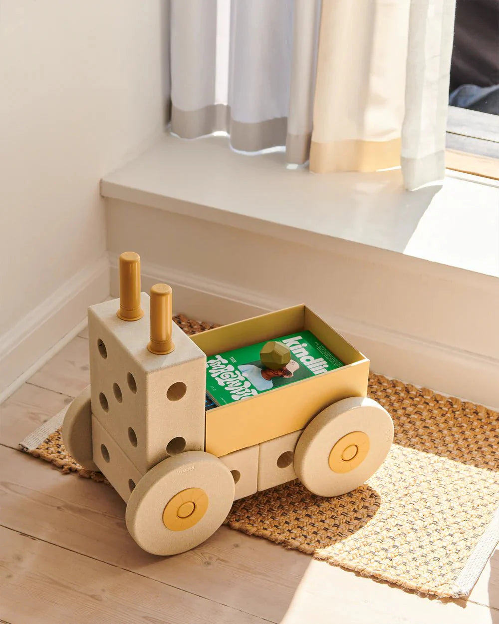 MODU Chodítko 3v1 Baby Walker Sand Grey / Honey Yellow | Lavly.cz