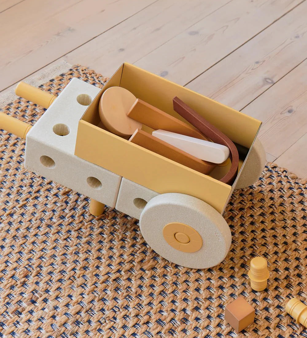 MODU Chodítko 3v1 Baby Walker Sand Grey / Honey Yellow | Lavly.cz