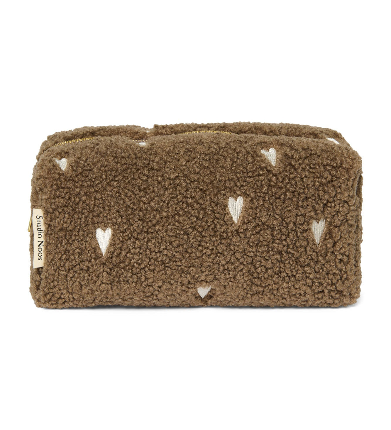 Multifunkční taška STUDIO NOOS Pouch Brown Teddy Hearts | Stylové doplňky pro děti a ženy | Lavly.cz