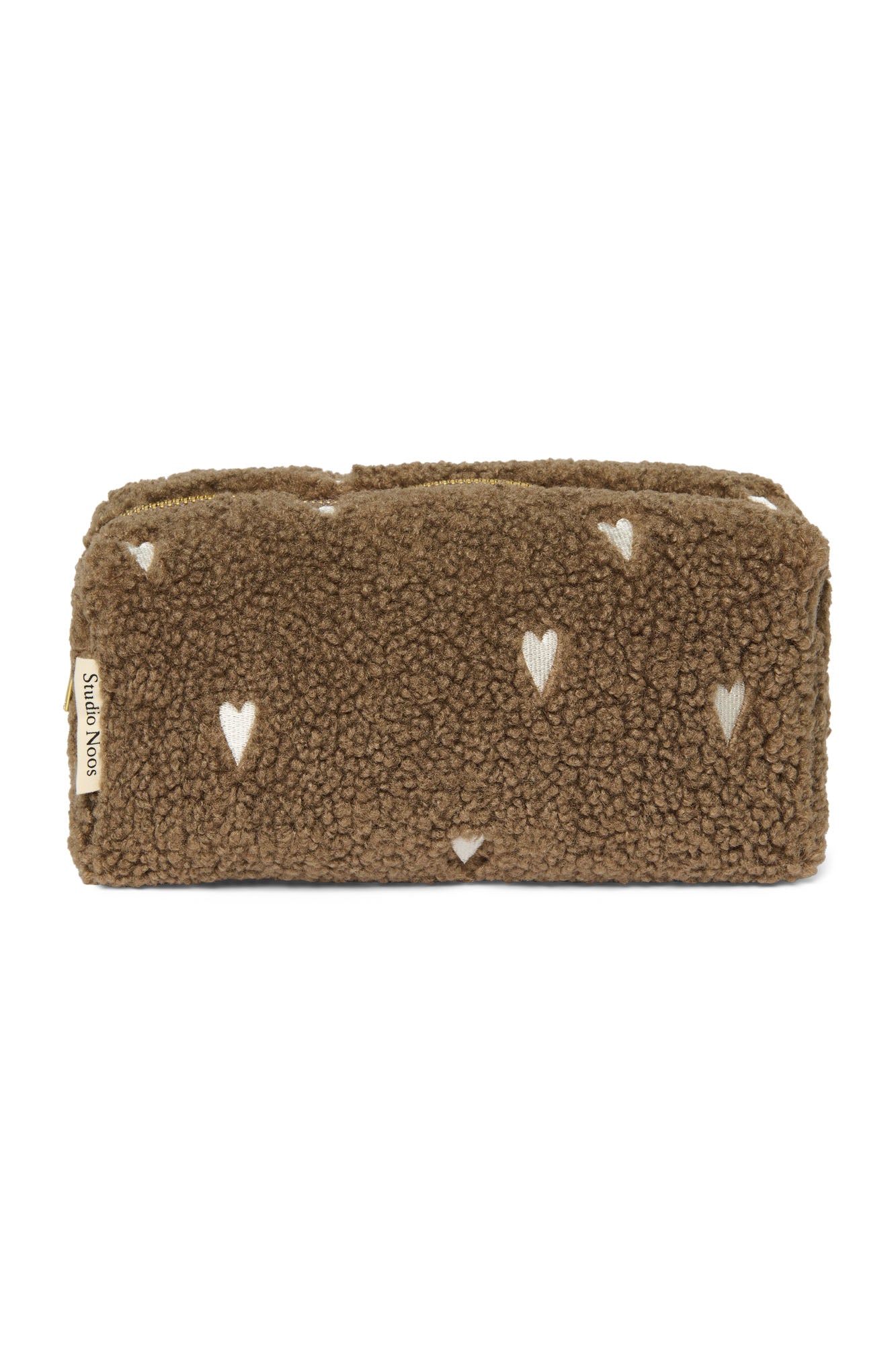 Multifunkční taška STUDIO NOOS Pouch Brown Teddy Hearts | Stylové doplňky pro děti a ženy | Lavly.cz