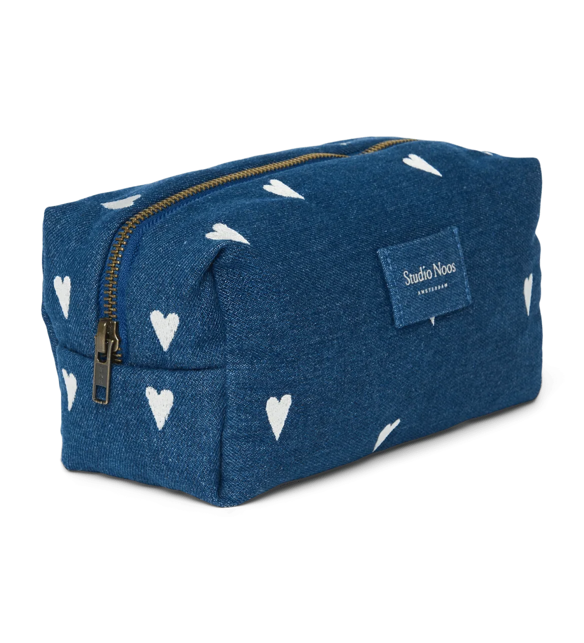 Multifunkční taška STUDIO NOOS Pouch Dark Blue White Hearts Denim | Lavly.cz