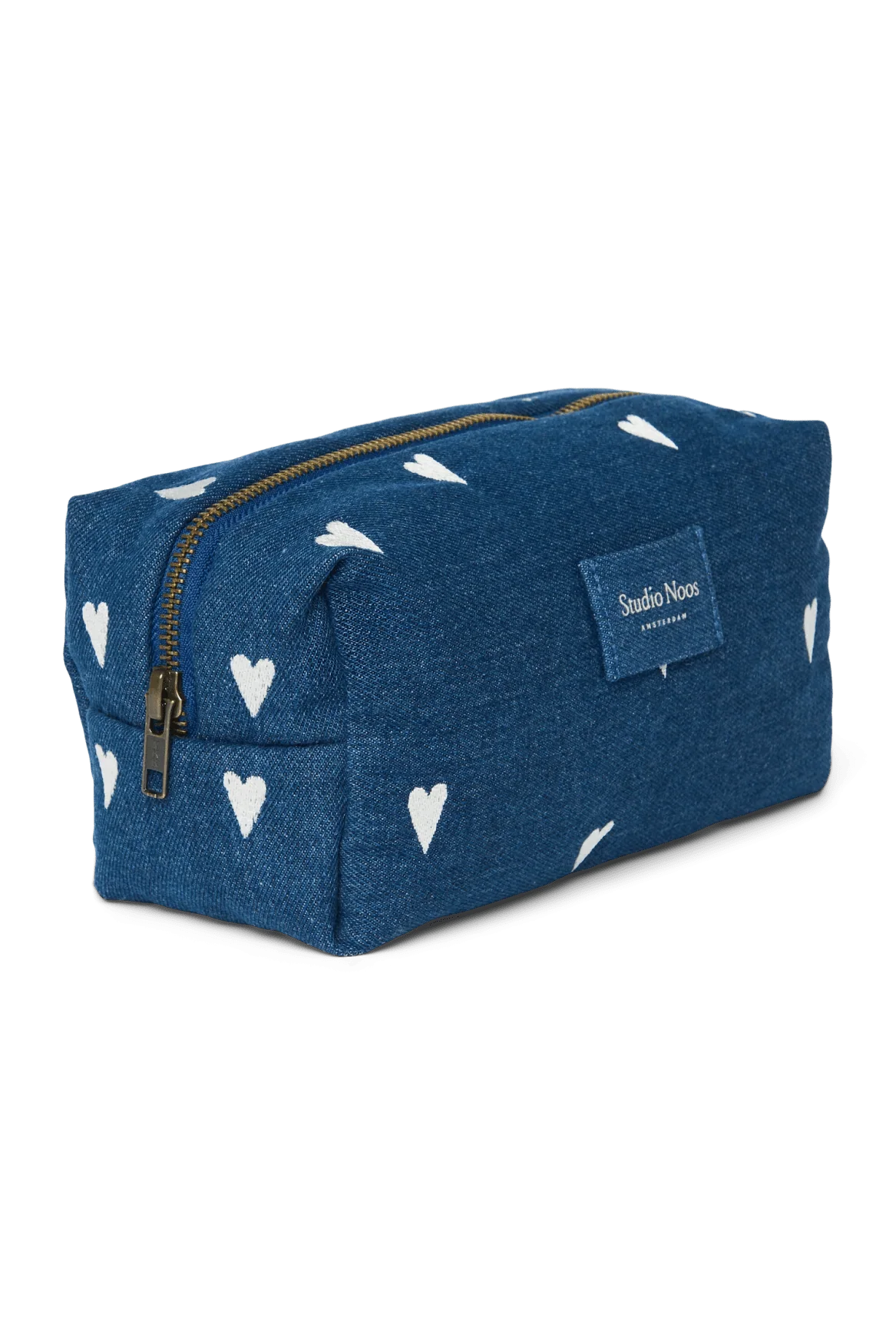 Multifunkční taška STUDIO NOOS Pouch Dark Blue White Hearts Denim | Lavly.cz