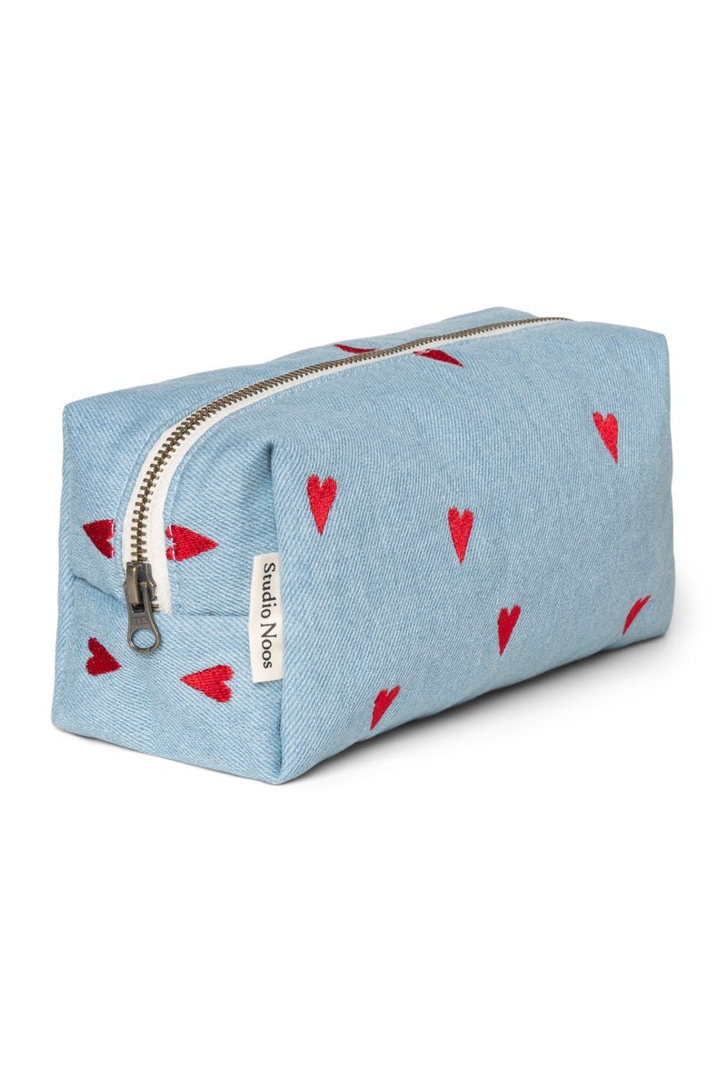 Multifunkční taška STUDIO NOOS Pouch Denim Hearts | Stylové doplňky pro děti a ženy | Lavly.cz