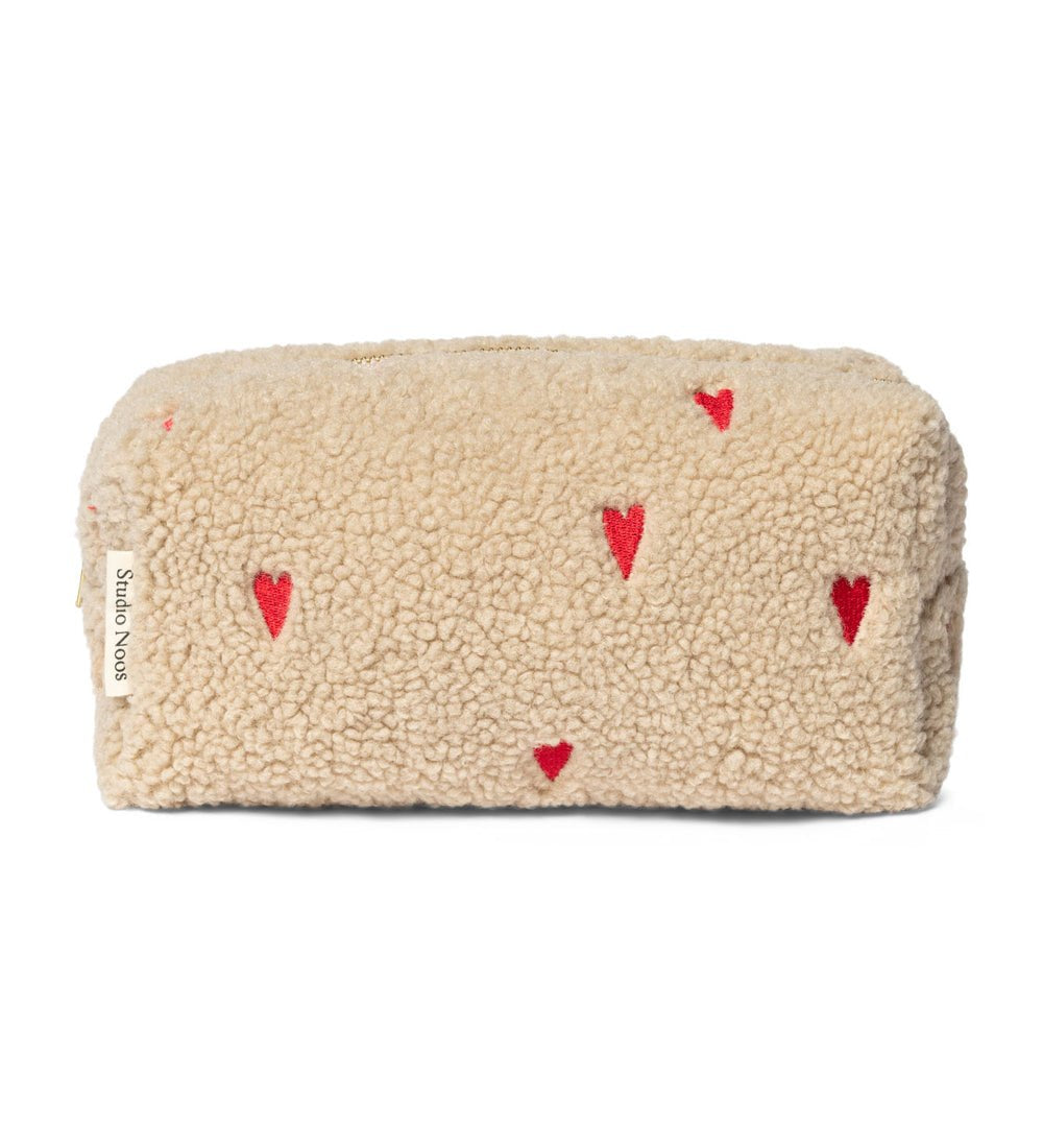 Multifunkční taška STUDIO NOOS Pouch Ecru Teddy Hearts | Stylové doplňky pro děti a ženy | Lavly.cz