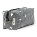 Multifunkční taška STUDIO NOOS Pouch Grey Denim Hearts | Lavly.cz