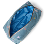 Multifunkční taška STUDIO NOOS Pouch Light Blue Hearts Denim | Lavly.cz