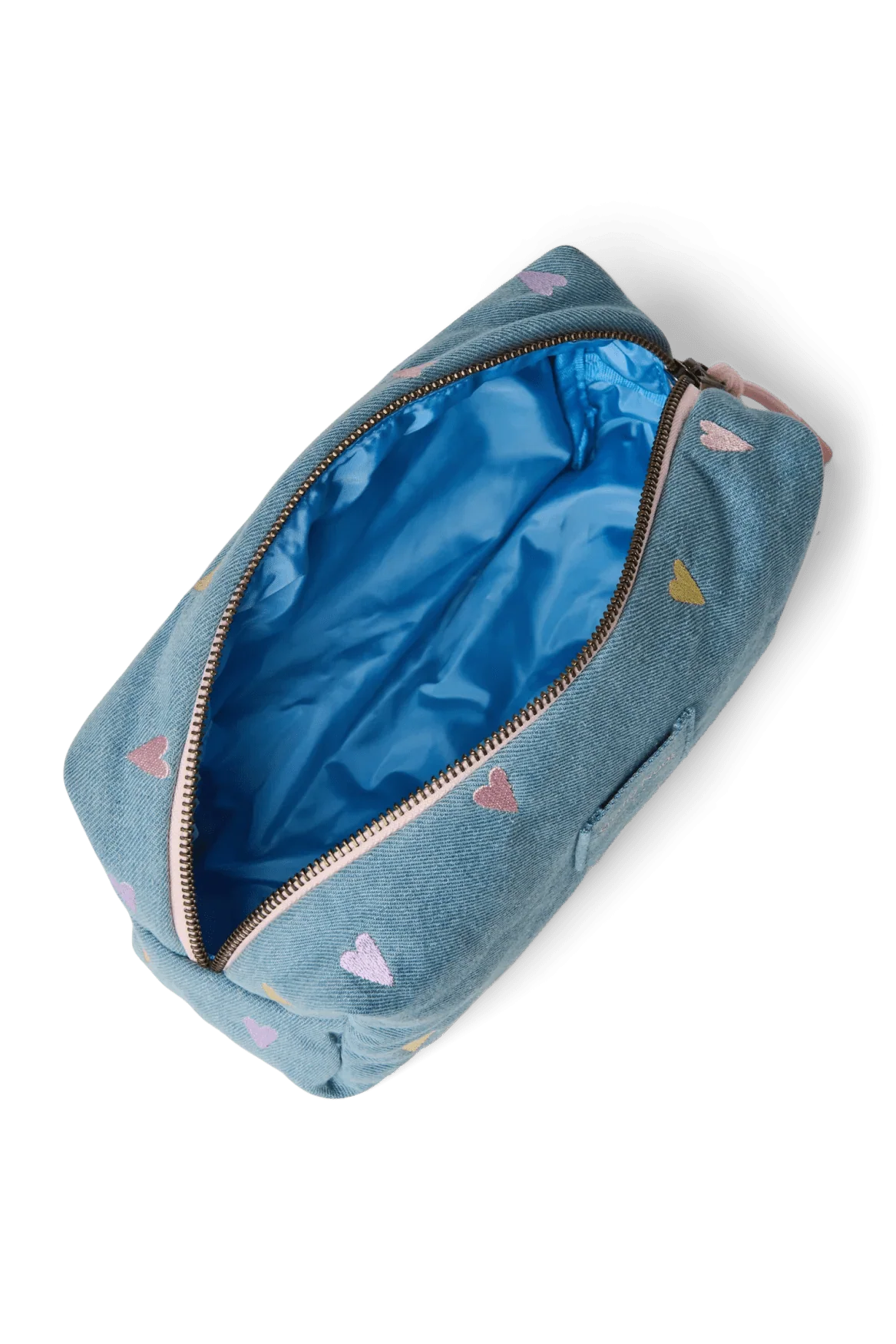 Multifunkční taška STUDIO NOOS Pouch Light Blue Hearts Denim | Lavly.cz
