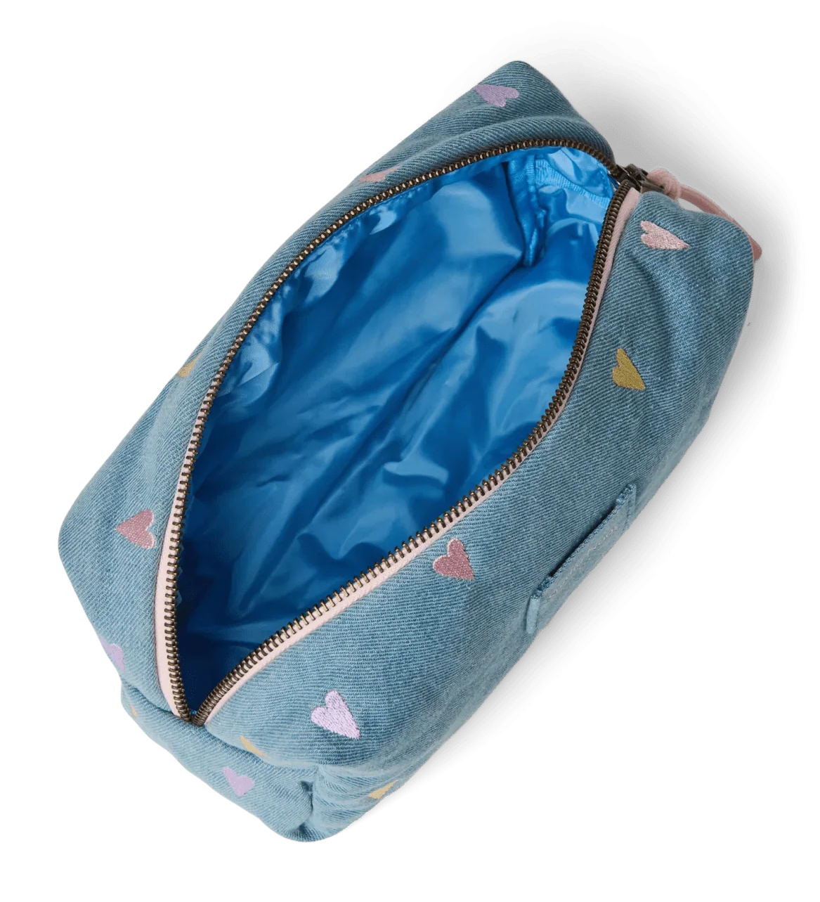 Multifunkční taška STUDIO NOOS Pouch Light Blue Hearts Denim | Lavly.cz