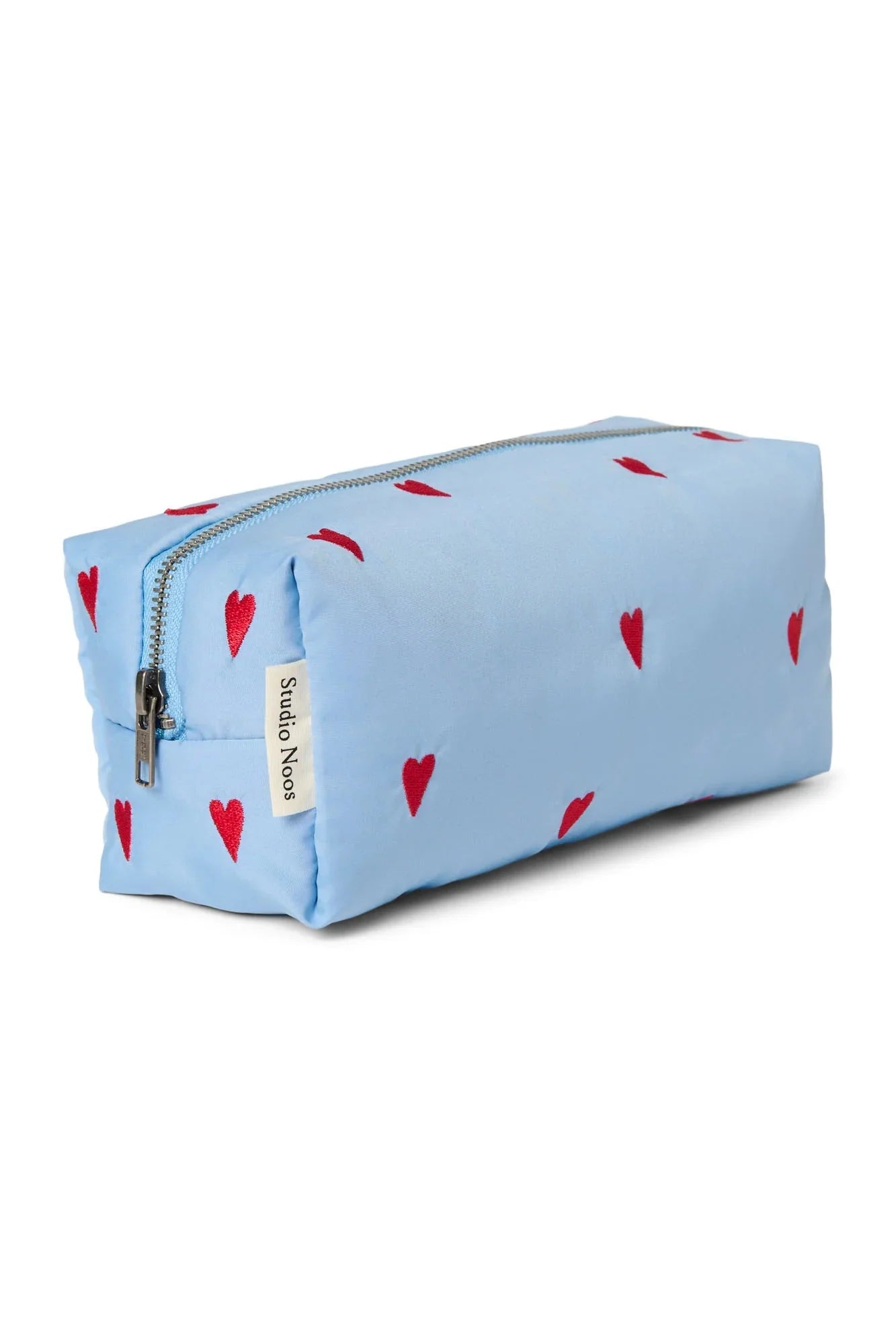 Multifunkční taška STUDIO NOOS Pouch Light Blue Hearts Puffy | Lavly.cz