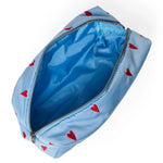 Multifunkční taška STUDIO NOOS Pouch Light Blue Hearts Puffy | Lavly.cz