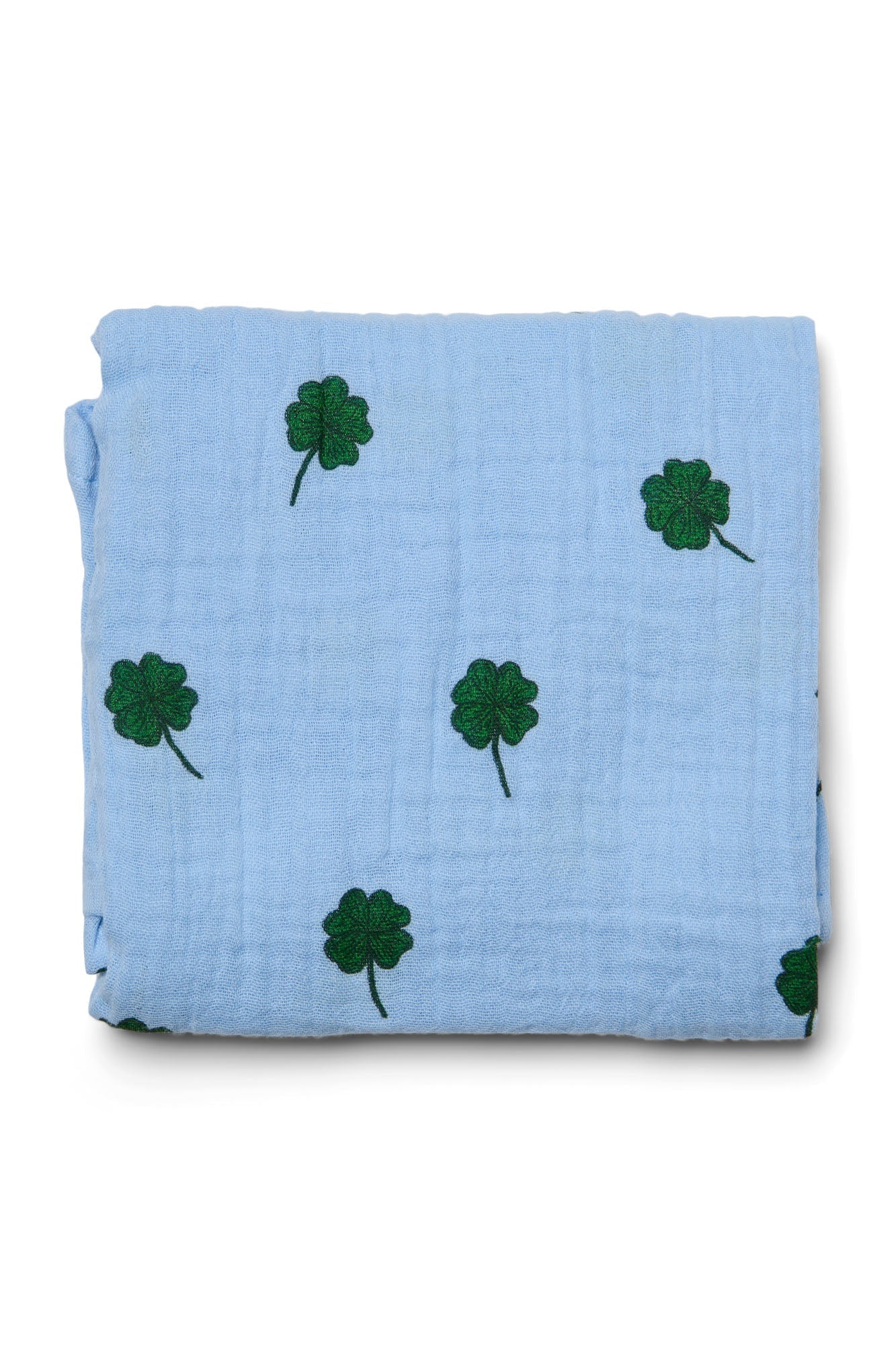 Mušelínová plena STUDIO NOOS Light Blue Clover | Stylové doplňky pro děti a ženy | Lavly.cz