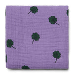 Mušelínová plena STUDIO NOOS Purple Clover | Stylové doplňky pro děti a ženy | Lavly.cz