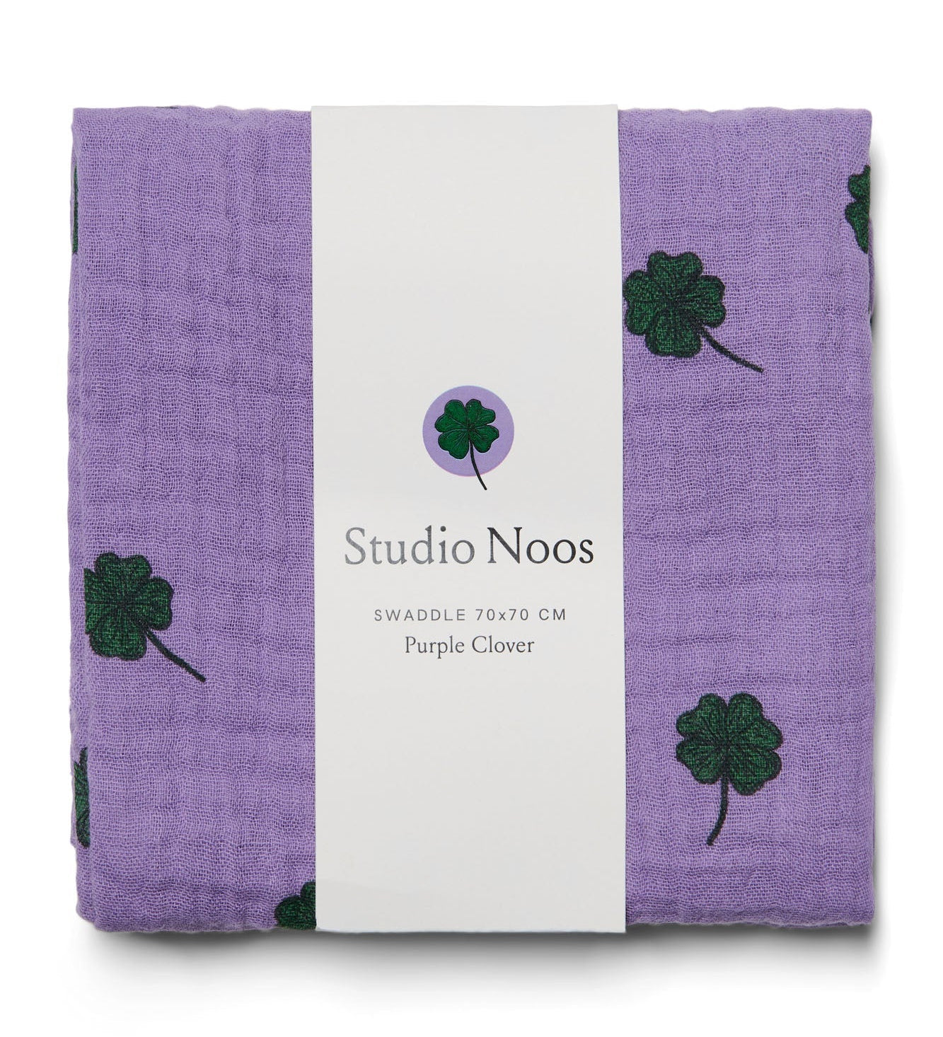 Mušelínová plena STUDIO NOOS Purple Clover | Stylové doplňky pro děti a ženy | Lavly.cz