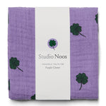 Mušelínová plena STUDIO NOOS Purple Clover | Stylové doplňky pro děti a ženy | Lavly.cz