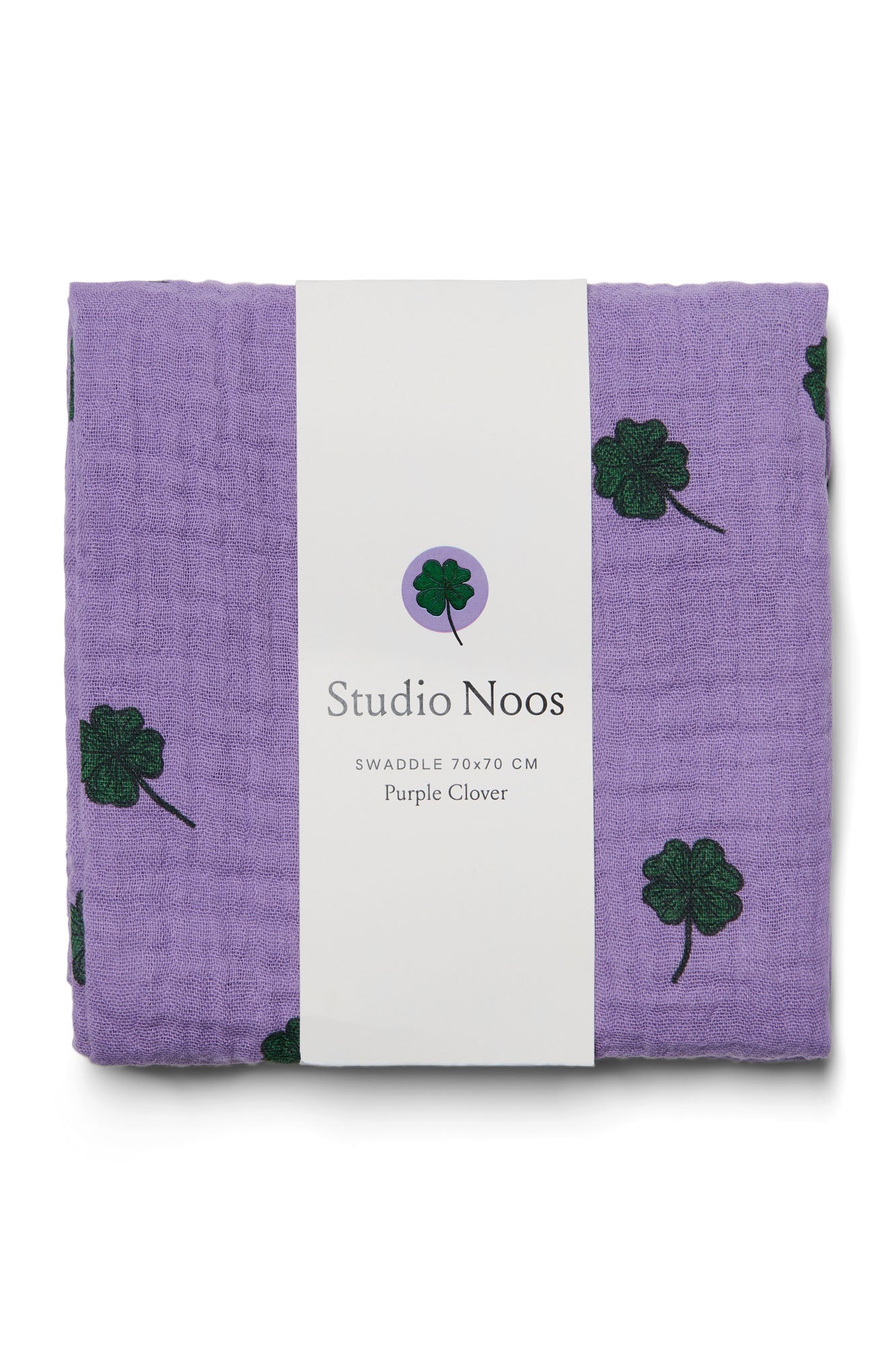 Mušelínová plena STUDIO NOOS Purple Clover | Stylové doplňky pro děti a ženy | Lavly.cz
