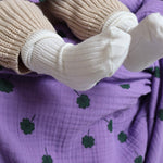 Mušelínová plena STUDIO NOOS Purple Clover | Lavly.cz