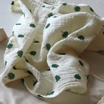 Mušelínová plena STUDIO NOOS White Clover | Stylové doplňky pro děti a ženy | Lavly.cz