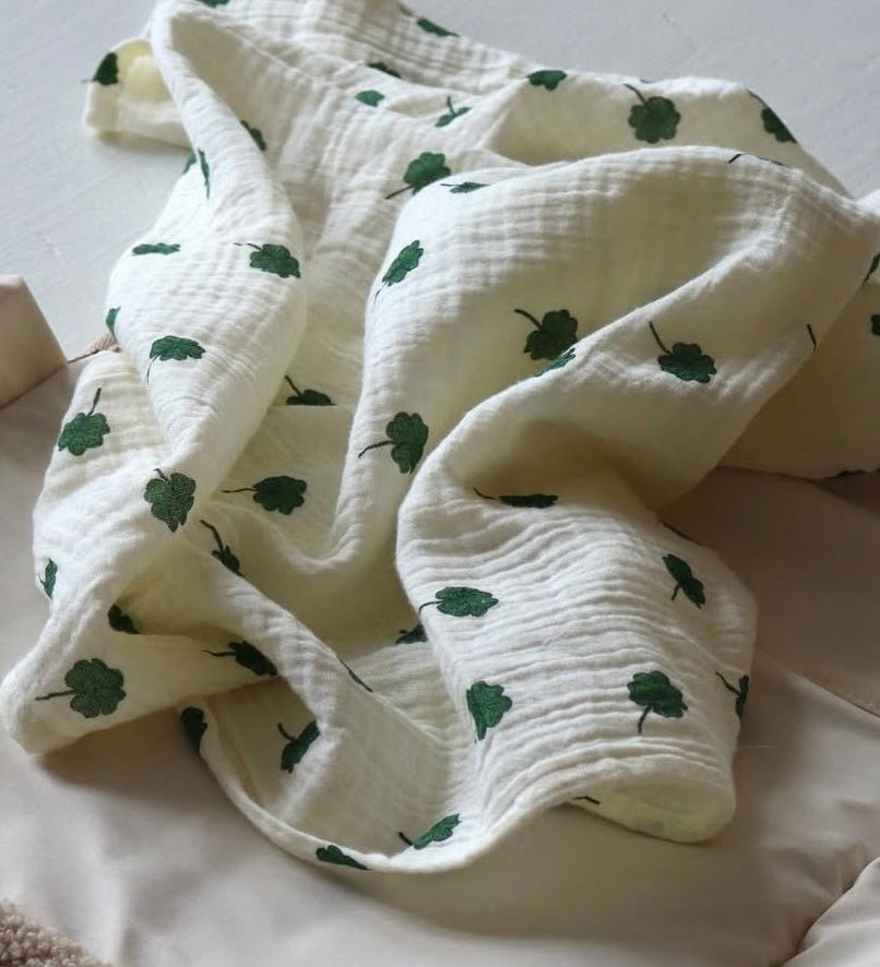 Mušelínová plena STUDIO NOOS White Clover | Stylové doplňky pro děti a ženy | Lavly.cz