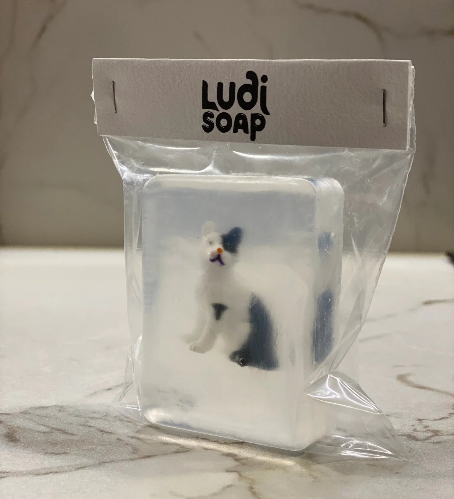 Mýdlo s hračkou uvnitř LUDI SOAP Kočička | Lavly.cz