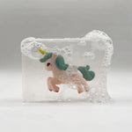 Mýdlo s hračkou uvnitř LUDI SOAP Unicorn Blue | Lavly.cz