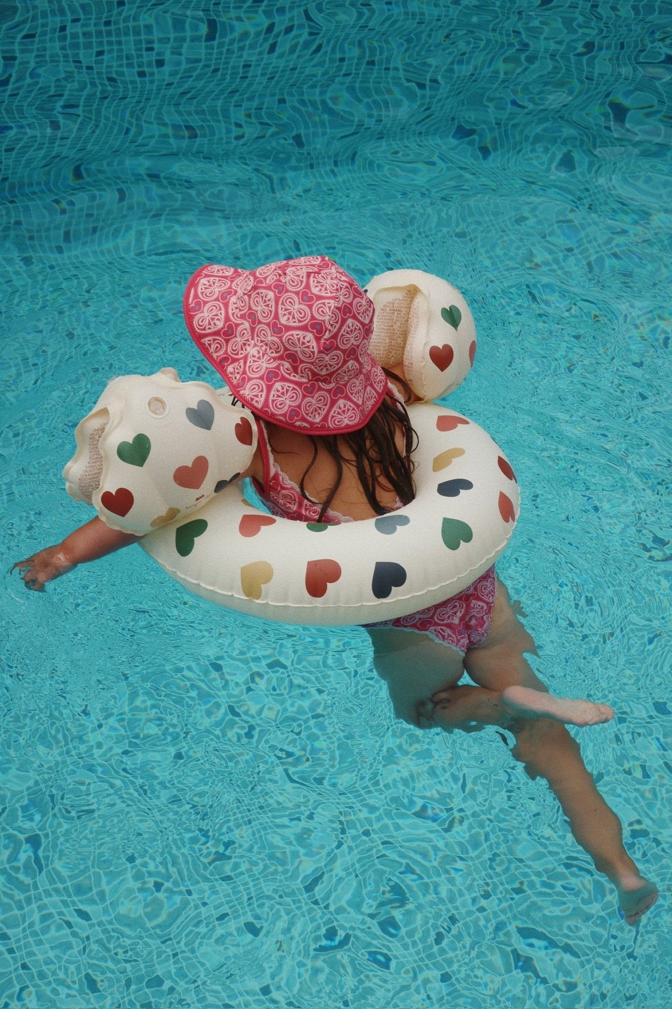 Nafukovací kruh KONGES SLOJD Bon Coeur Coloré | Stylové doplňky pro děti a ženy | Lavly.cz