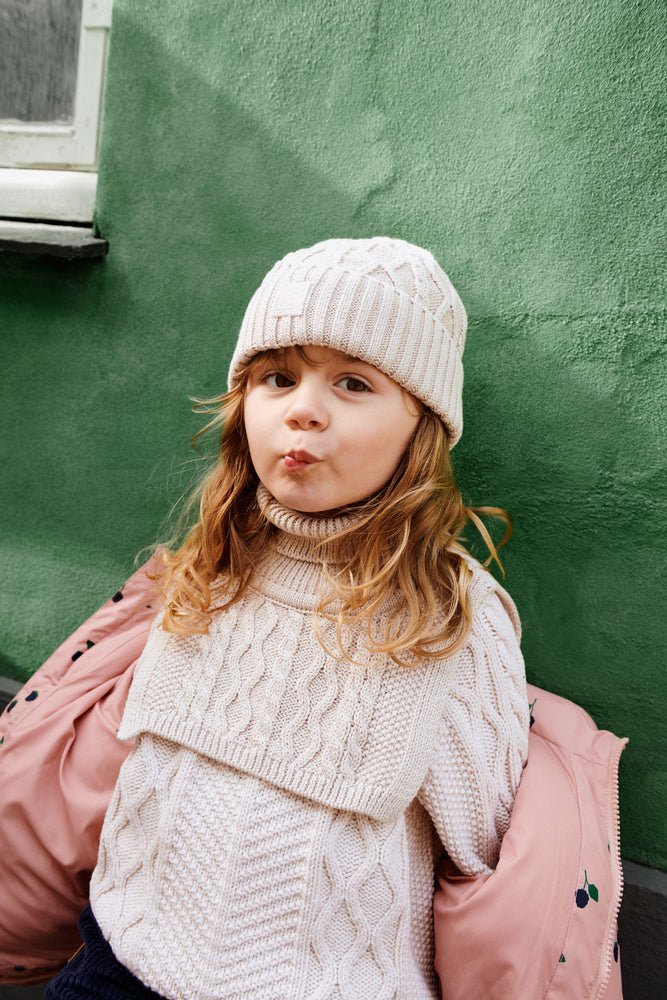 Nákrčník s copánkovým vzorem LIEWOOD Meack Sandy | Stylové doplňky pro děti a ženy | Lavly.cz