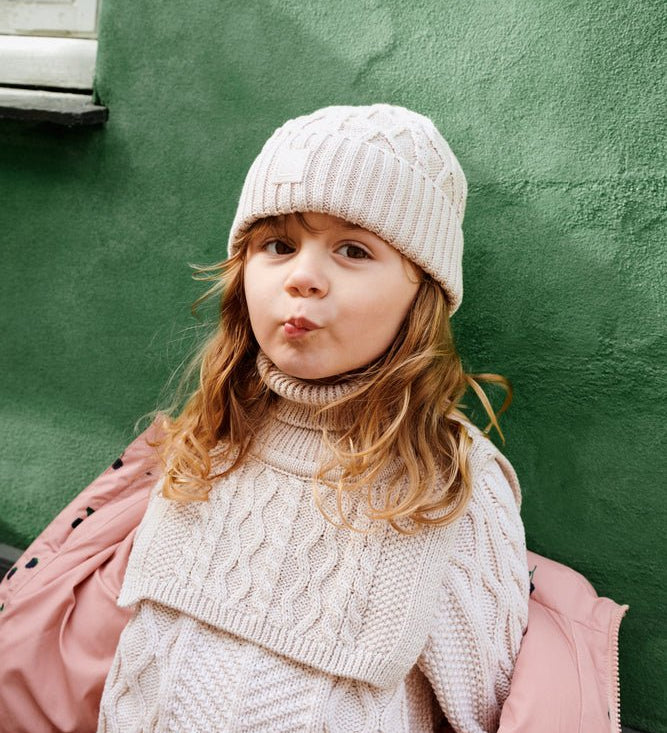 Nákrčník s copánkovým vzorem LIEWOOD Meack Sandy | Stylové doplňky pro děti a ženy | Lavly.cz