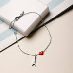Náramek DESIGN LETTERS Little Big Love Stříbro | Stylové doplňky pro děti a ženy | Lavly.cz
