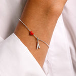 Náramek DESIGN LETTERS Little Big Love Stříbro | Stylové doplňky pro děti a ženy | Lavly.cz