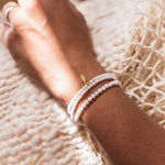 Náramky MRS. ERTHA Mother & Daughter Light Shell Stone | Stylové doplňky pro děti a ženy | Lavly.cz