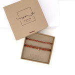 Náramky MRS. ERTHA Mother & Daughter Red Jesper | Lavly.cz