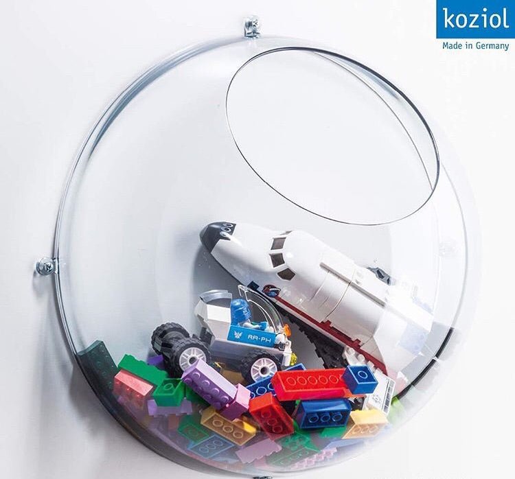 Nástěnné úložné boxy Koziol Orion - 2 kusy - Čiré | Stylové doplňky pro děti a ženy | Lavly.cz