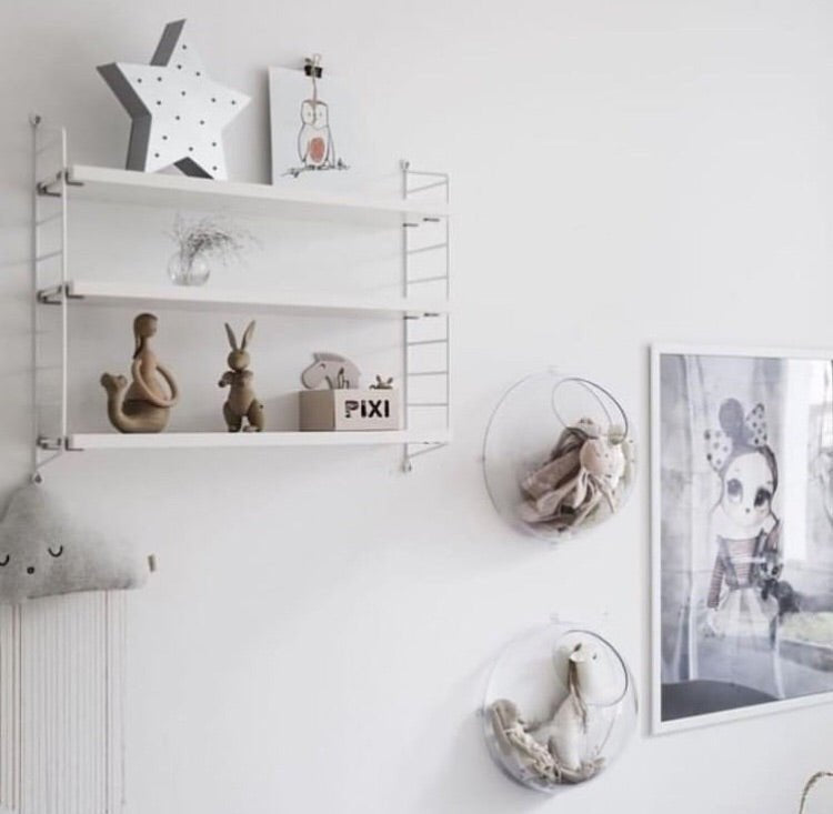 Nástěnné úložné boxy Koziol Orion - 2 kusy - Čiré | Stylové doplňky pro děti a ženy | Lavly.cz