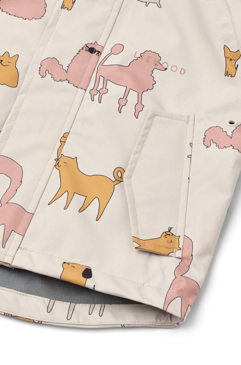Nepromokavá souprava LIEWOOD Manu Cats and Dogs / Sandy | Stylové doplňky pro děti a ženy | Lavly.cz