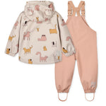 Nepromokavá souprava LIEWOOD Manu Cats and Dogs / Sandy | Stylové doplňky pro děti a ženy | Lavly.cz