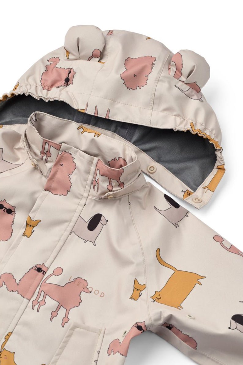 Nepromokavá souprava LIEWOOD Manu Cats and Dogs / Sandy | Stylové doplňky pro děti a ženy | Lavly.cz