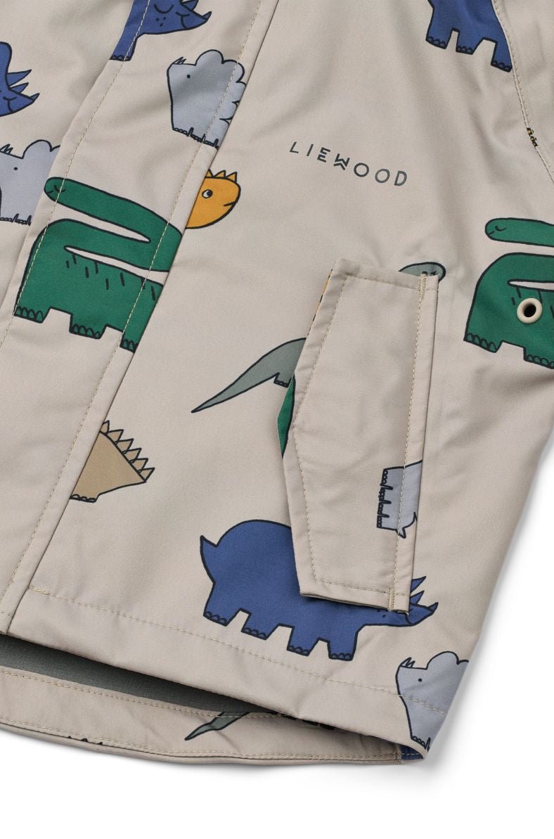 Nepromokavá souprava LIEWOOD Manu Dinosaurs / Mist | Stylové doplňky pro děti a ženy | Lavly.cz