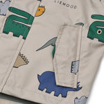 Nepromokavá souprava LIEWOOD Manu Dinosaurs / Mist | Stylové doplňky pro děti a ženy | Lavly.cz