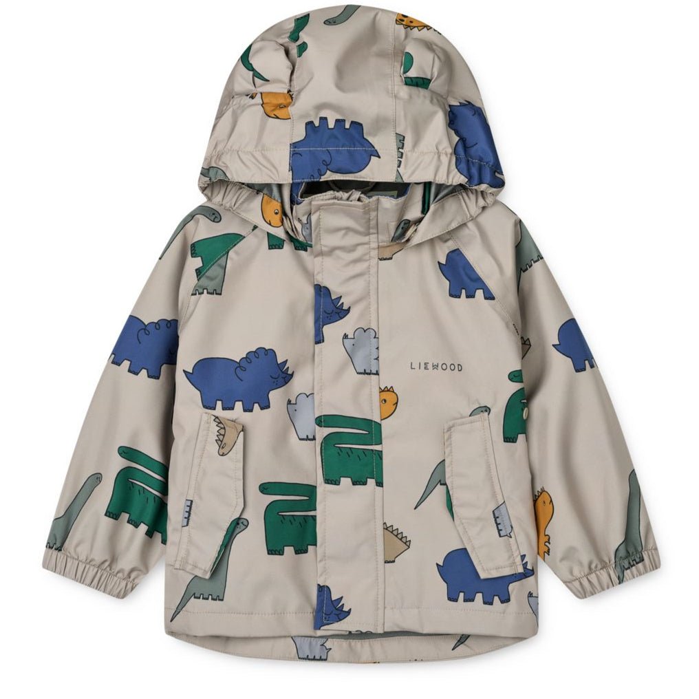 Nepromokavá souprava LIEWOOD Manu Dinosaurs / Mist | Stylové doplňky pro děti a ženy | Lavly.cz