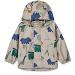 Nepromokavá souprava LIEWOOD Manu Dinosaurs / Mist | Stylové doplňky pro děti a ženy | Lavly.cz