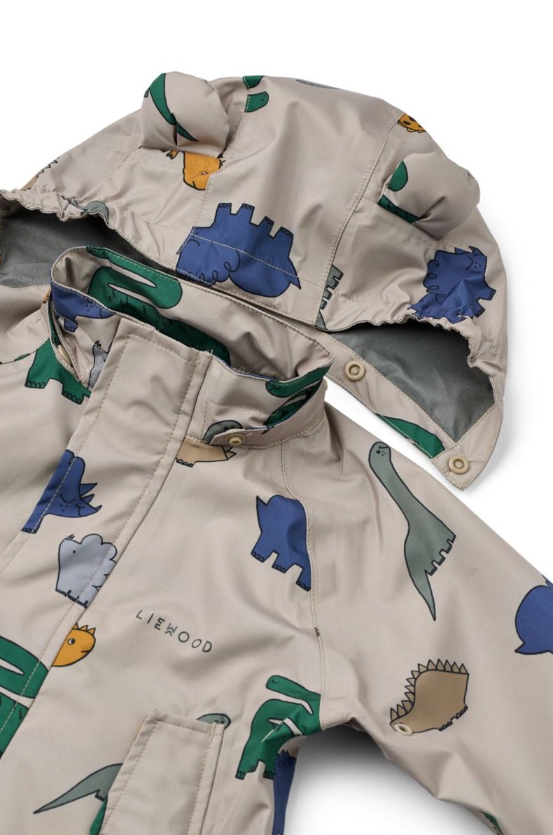 Nepromokavá souprava LIEWOOD Manu Dinosaurs / Mist | Stylové doplňky pro děti a ženy | Lavly.cz