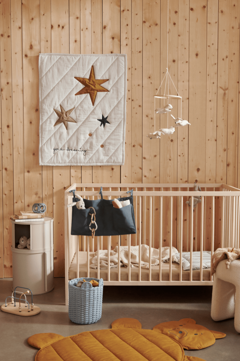 Noční stolek / úložný systém LIEWOOD Damien Sandy | Stylové doplňky pro děti a ženy | Lavly.cz