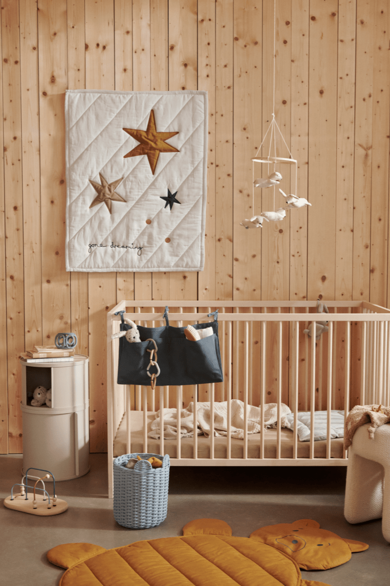 Noční stolek / úložný systém LIEWOOD Damien Sandy | Stylové doplňky pro děti a ženy | Lavly.cz