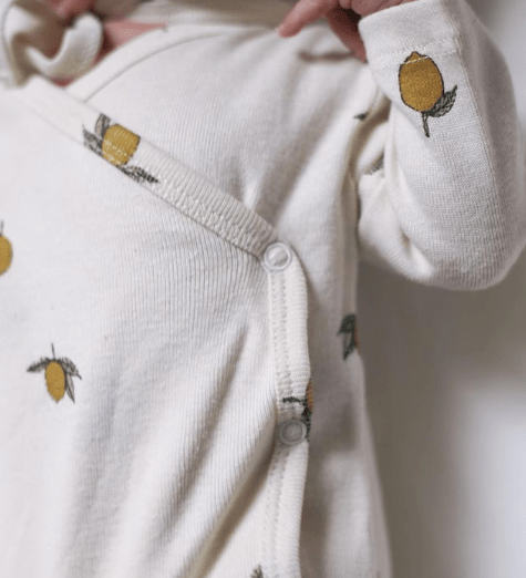 Novorozenecké body KONGES SLOJD Lemon | Stylové doplňky pro děti a ženy | Lavly.cz