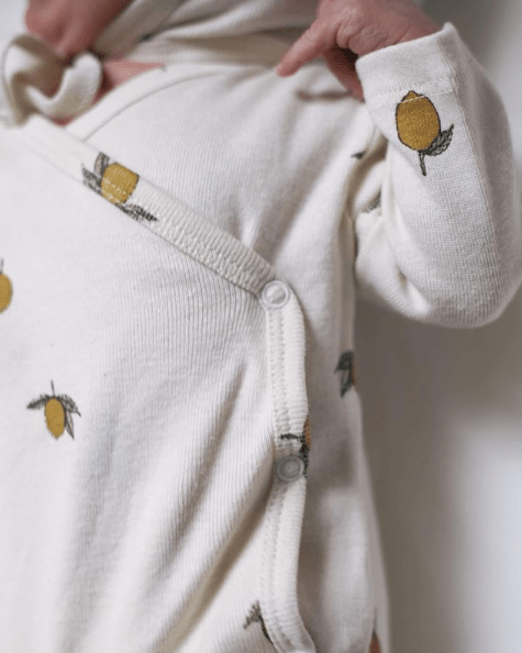 Novorozenecké body KONGES SLOJD Lemon | Stylové doplňky pro děti a ženy | Lavly.cz