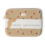 Obal na notebook STUDIO NOOS Ecru Teddy Hearts | Lavly.cz