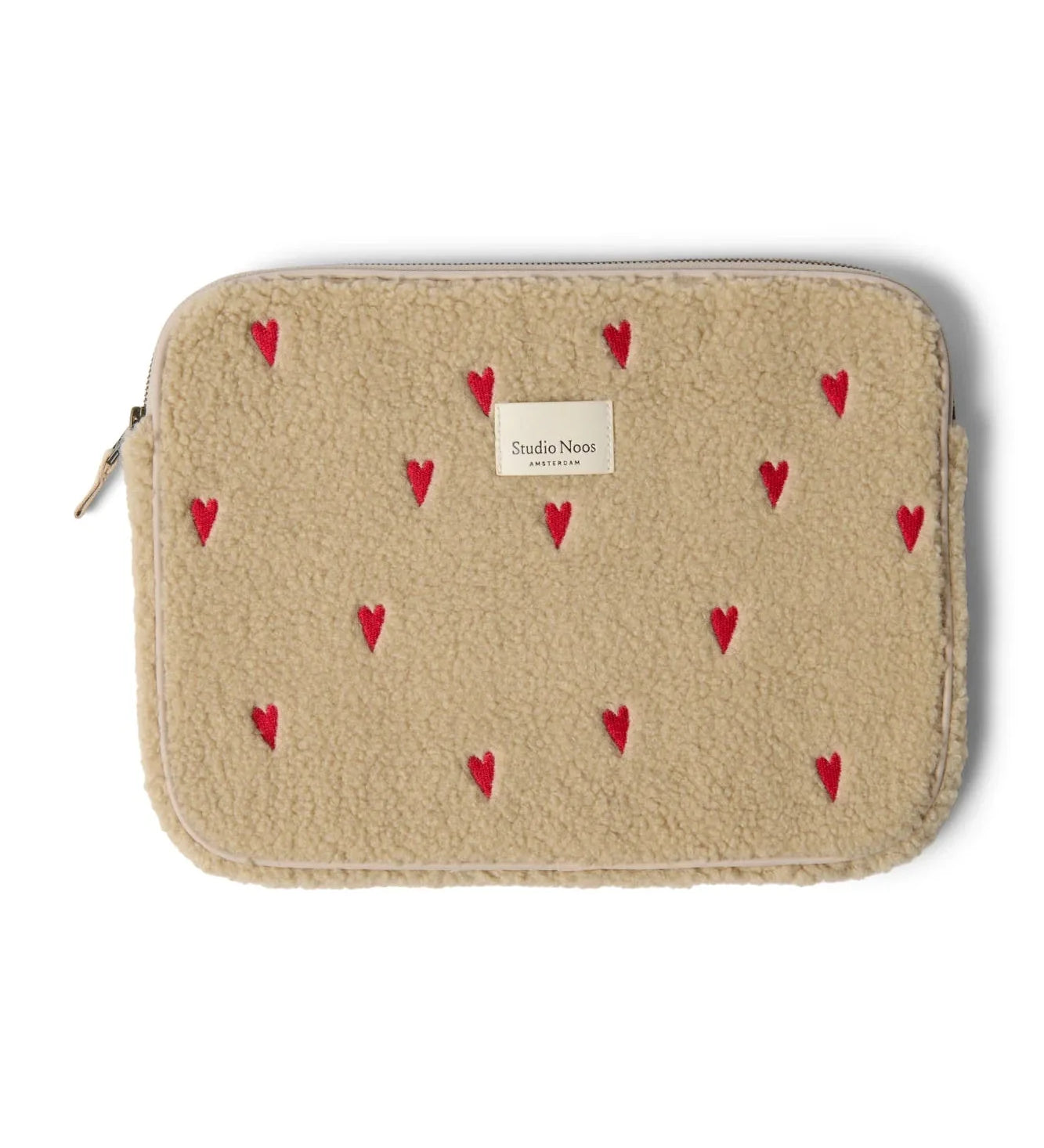 Obal na notebook STUDIO NOOS Ecru Teddy Hearts | Lavly.cz