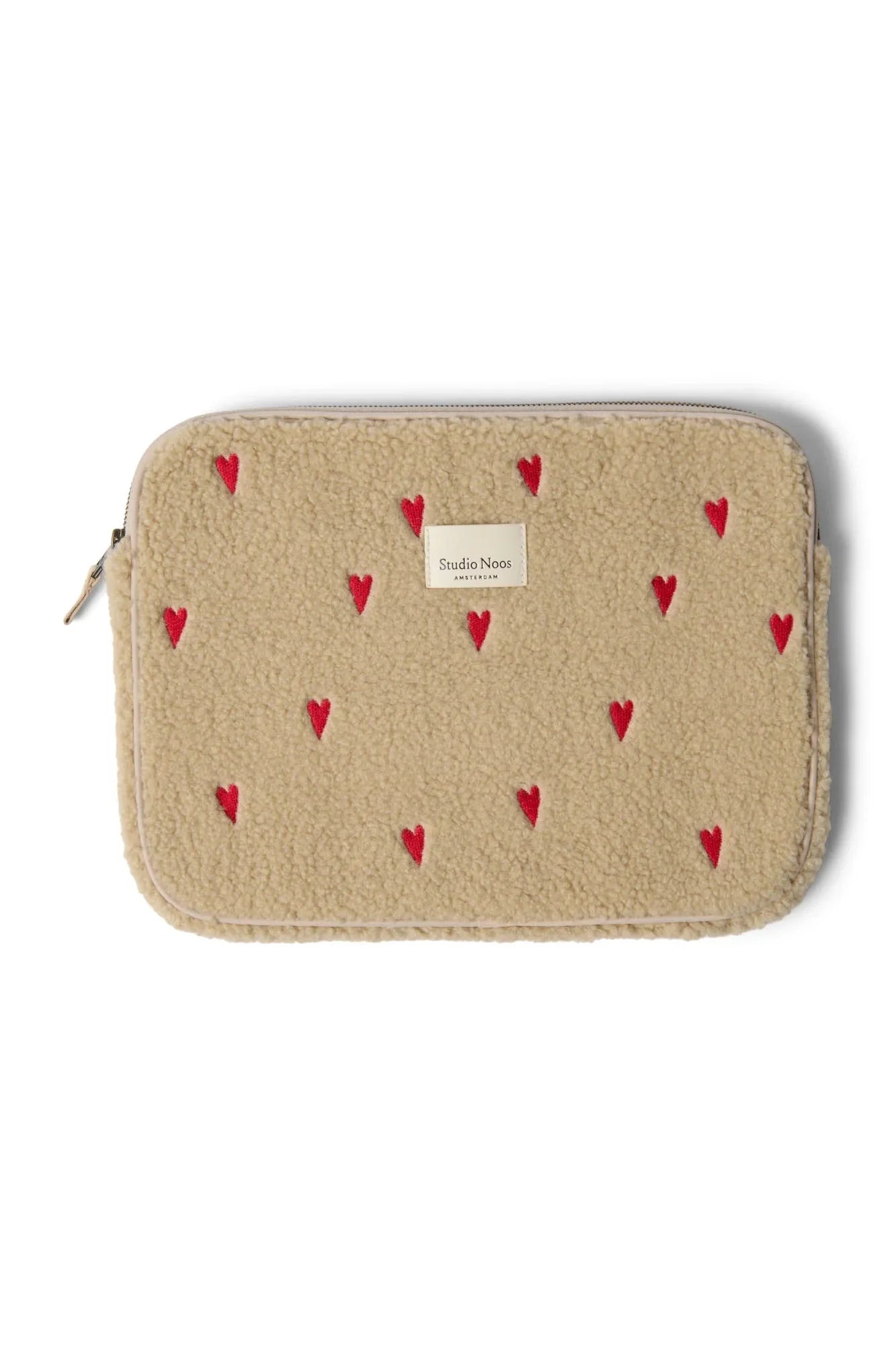Obal na notebook STUDIO NOOS Ecru Teddy Hearts | Lavly.cz