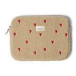 Obal na notebook STUDIO NOOS Ecru Teddy Hearts | Lavly.cz